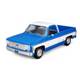 CHEVROLET C10 CHEYENNE SUPER 1974 BLEUE/BLANC