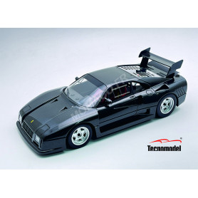 FERRARI 288 GTO EVOLUZIONE AVEC ROUES ARGENTEES 1985 NOIR METALLISE