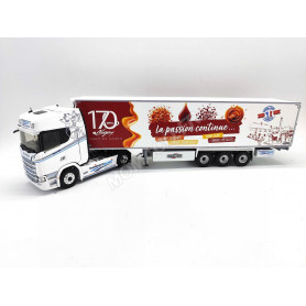 SCANIA 500S SEMI FRIGO CHEREAU "TRANSPORTS BLANC NIGAY 170 ANS"