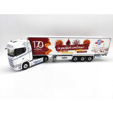 SCANIA 500S SEMI FRIGO CHEREAU "TRANSPORTS BLANC NIGAY 170 ANS"