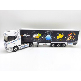 SCANIA 500S SEMI FRIGO CHEREAU "TPS BLANC NIGAY L'ART ET LA SCIENCE"