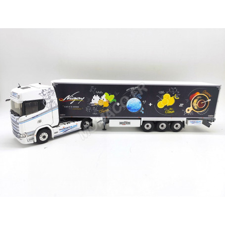 SCANIA 500S SEMI FRIGO CHEREAU "TPS BLANC NIGAY L'ART ET LA SCIENCE"