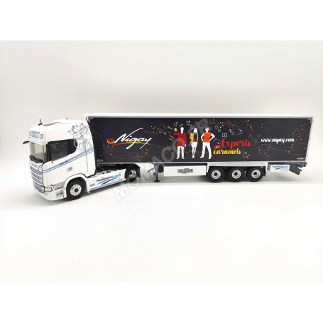 SCANIA 500S SEMI FRIGO CHEREAU "TPS BLANC NIGAY LES EXPERTS"