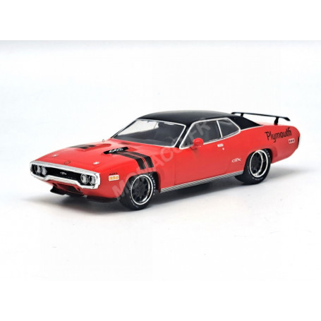 PLYMOUTH GTX 1971 ROUGE "RALLEY RED" (IXO-U43RDC005)