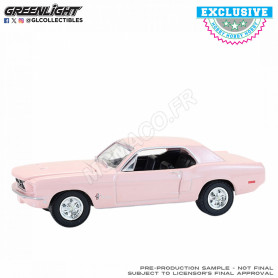 FORD MUSTANG COUPE 1968 "FORD RAINBOW OF COLORS - WEST COAST USA SPECIAL EDITION MUSTANG" ROSE "HOT PINK"