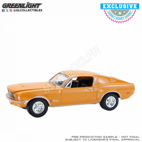 FORD MUSTANG COUPE 1968 "FORD RAINBOW OF COLORS - WEST COAST USA SPECIAL EDITION MUSTANG" ORANGE "ORANGE MADAGASCAR"