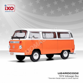 VOLKSWAGEN BUS 1974 ORANGE