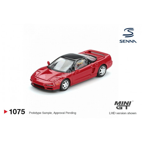 HONDA NSX PROTOTYPE MIDSHIP SPORTS "AYRTON SENNA" 1989 AVEC FIGURINE (LHD)