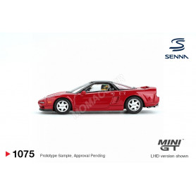 HONDA NSX PROTOTYPE MIDSHIP SPORTS "AYRTON SENNA" 1989 AVEC FIGURINE (BLISTER EDITION) (LHD)