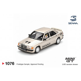 MERCEDES-BENZ 190E EVO AYRTON SENNA NÜRBURGRING - RACE OF CHAMPIONS 1984 AVEC FIGURINE (LHD)