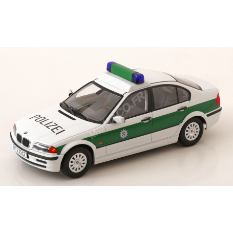 BMW 3ER E46 LIMOUSINE POLICE ALLEMANDE 1999 BLANC/VERT