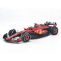 FERRARI F1 SF-24 TEAM SCUDERIA FERRARI 16 CHARLES LECLERC GRAND PRIX D'ITALIE MONZA 2024 1ER (PACKAGING PREMIUM AVEC CASQUE)