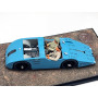 BUGATTI TYPE 32 "TANK" GRAND PRIX DE L'A.C.F. TOURS 1923 AVEC CAPOT OUVERT, 4 FIGURINES ET DECALQUES (11-16-18)