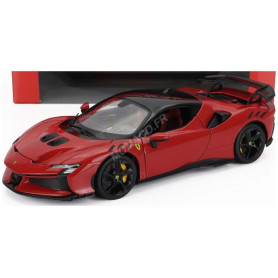 FERRARI SF90 XX STRADALE 2024 ROUGE "ROSSO CORSA" TOIT NOIR (16020RD - SIEGE ROUGE)