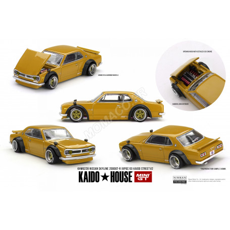 NISSAN SKYLINE GT-R (KPGC10) KAIDO STREET V2 1969 JAUNE