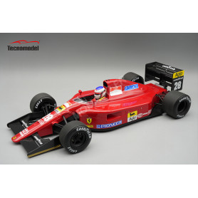 FERRARI 642 F1 28 JEAN ALESI GRAND PRIX DE BELGIQUE 1991 AVEC FIGURINE