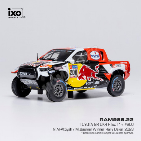 TOYOTA GR DKR HILUX EVO T1+ 200 AL-ATTIYAH/BAUMEL RALLYE PARIS-DAKAR 2023 1ER