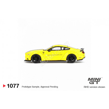 FORD MUSTANG LB-WORKS TRIPLE 2015 JAUNE (BLISTER EDITION) (LHD)