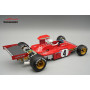 FERRARI 312B3-73 BROKE NOSE 4 ARTURO MERZARIO GRAND PRIX DU CANADA 1973 AVEC FIGURINE