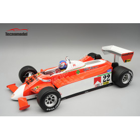 ALFA ROMEO 179 22 PATRICK DEPAILLER GRAND PRIX DE MONACO 1980 AVEC FIGURINE