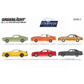 COFFRET DE 6 PIECES : THE MUSTANG STAMPEDE - SERIES 2