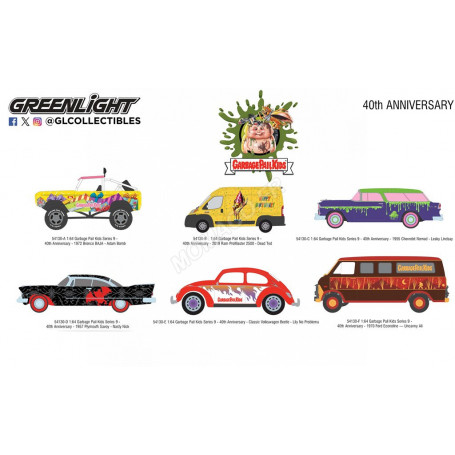 COFFRET DE 6 PIECES : GARBAGE PAIL KIDS - SERIES 9 "40TH ANNIVERSARY"