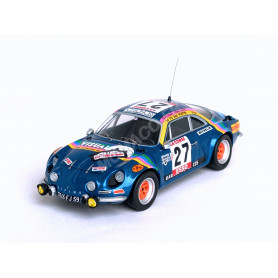 RENAULT ALPINE A110 27 BERNARD FONTAINE/ MAX GAURIT RALLYE TOUR DE CORSE 1980