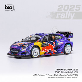 FORD PUMA RALLY 1 55 MCERLEAN/TREACY WRC RALLYE MONTE-CARLO 2025