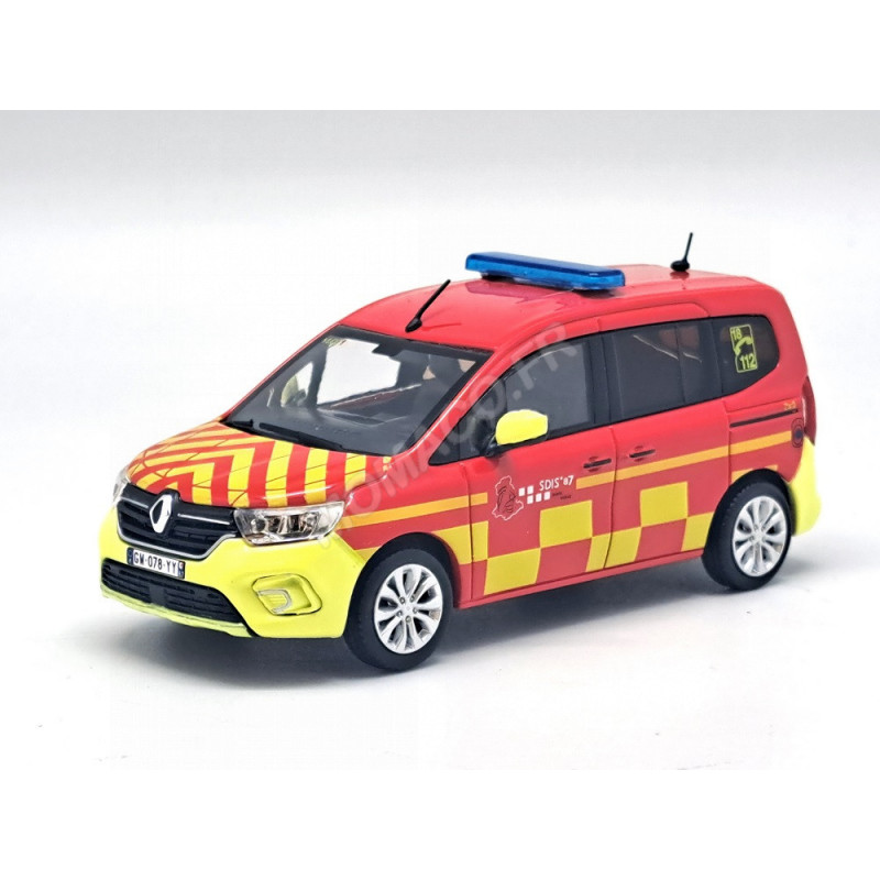 RENAULT KANGOO 2021 Pompiers Véhicule De Liaisons + Décalques Eligor 1/43-101661 EUR 38,70