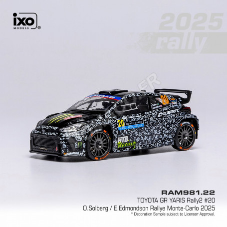TOYOTA GR YARIS RALLY2 20 SOLBERG/EDMONDSON WRC RALLYE MONTE-CARLO 2025
