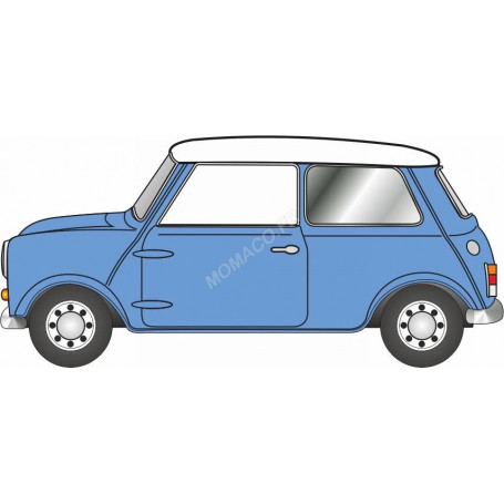 AUSTIN COOPER S BLEU/BLANC