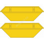 SET 2 BENNES JAUNE