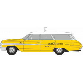 FORD COUNTRY STATION WAGON CENTRAL SCHOOL BUS 1964 JAUNE