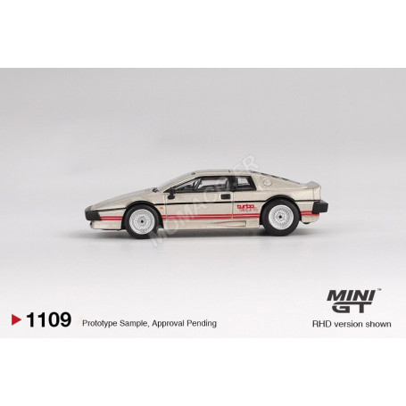 LOTUS ESPRIT TURBO 1980 GRIS METALLISE (LHD) (BLISTER EDITION)
