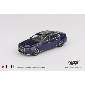 BMW I7 XDRIVE60 2022 BLEU METALLISE "TANZANITE" (LHD)