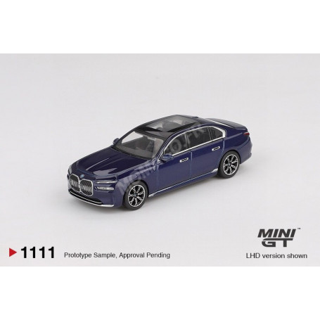 BMW I7 XDRIVE60 2022 BLEU METALLISE "TANZANITE" (LHD)