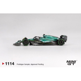 ASTON MARTIN F1 AMR24 TEAM ARAMCO 18 LANCE STROLL GRAND PRIX DU CANADA 2024 (BLISTER EDITION)