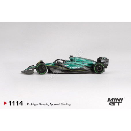ASTON MARTIN F1 AMR24 TEAM ARAMCO 18 LANCE STROLL GRAND PRIX DU CANADA 2024 (BLISTER EDITION)