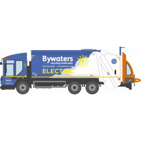 DENNIS EAGLE CAMION POUBELLE "BYWATERS" BLEU