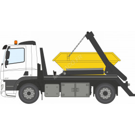 DAF CAMION BENNE BLANC