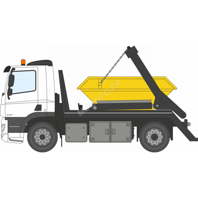 Kibri 15211 Camion Benne DAF Avec Remorque Benne – Maquette HO 1/87 à Monter
