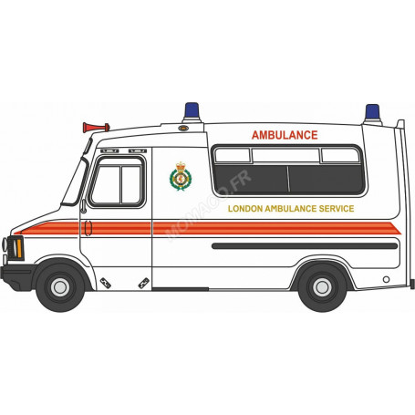 BEDFORD CF HANLON LONDON AMBULANCE SERVICE (OFAH) BLANC