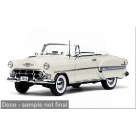 CHEVROLET BEL AIR CABRIOLET OUVERT 1953 BLANC
