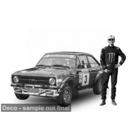 FORD ESCORT RS1800 3 SOLBERG/EDMONDSON RALLYE RAC 2023 AVEC FIGURINE