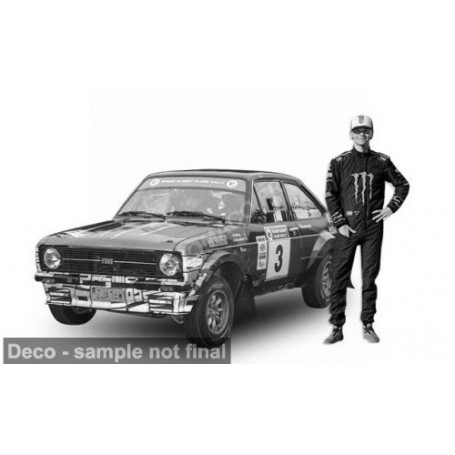 FORD ESCORT RS1800 3 SOLBERG/EDMONDSON RALLYE RAC 2023 AVEC FIGURINE