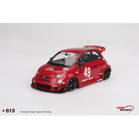 FIAT ABARTH 595 "LB-WORKS X ABAS WORKS"V2024 ROUGE