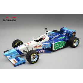 BENETTON B196 AVEC PNEUS PLUIE 3 JEAN ALESI GRAND PRIX DU BRESIL 1996