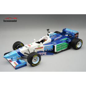 BENETTON B196 AVEC PNEUS PLUIE 4 GHERARD BERGER GRAND PRIX D'ESPAGNE 1996