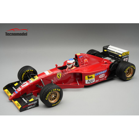 FERRARI 412T2 AVEC PNEUS PLUIE 27 JEAN ALESI GRAND PRIX DU JAPON 1995 AVEC FIGURINE