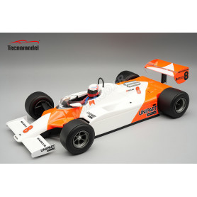 MCLAREN MP4/1B 8 NIKI LAUDA GRAND PRIX DE MONACO 1982 AVEC FIGURINE ET DECALQUES